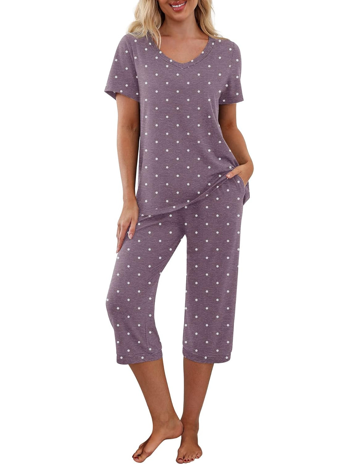 Printed Sleepwear Pajama Set-Original PajamasPrinted Sleepwear Pajama Set - Image 19