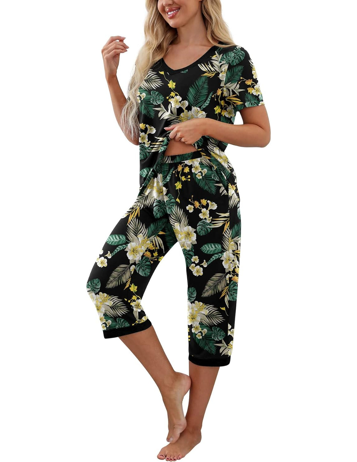 Printed Sleepwear Pajama Set-Original Pajamas