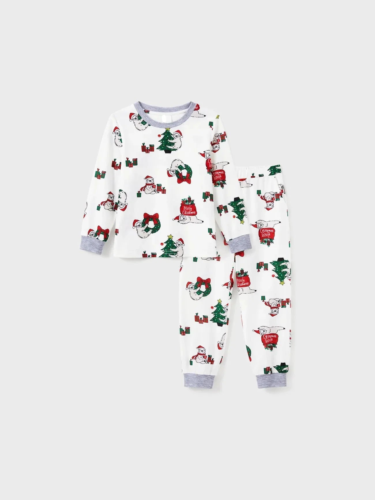 Sloths Pattern Long Sleeves Family Matching Pajama Set-Original Pajamas