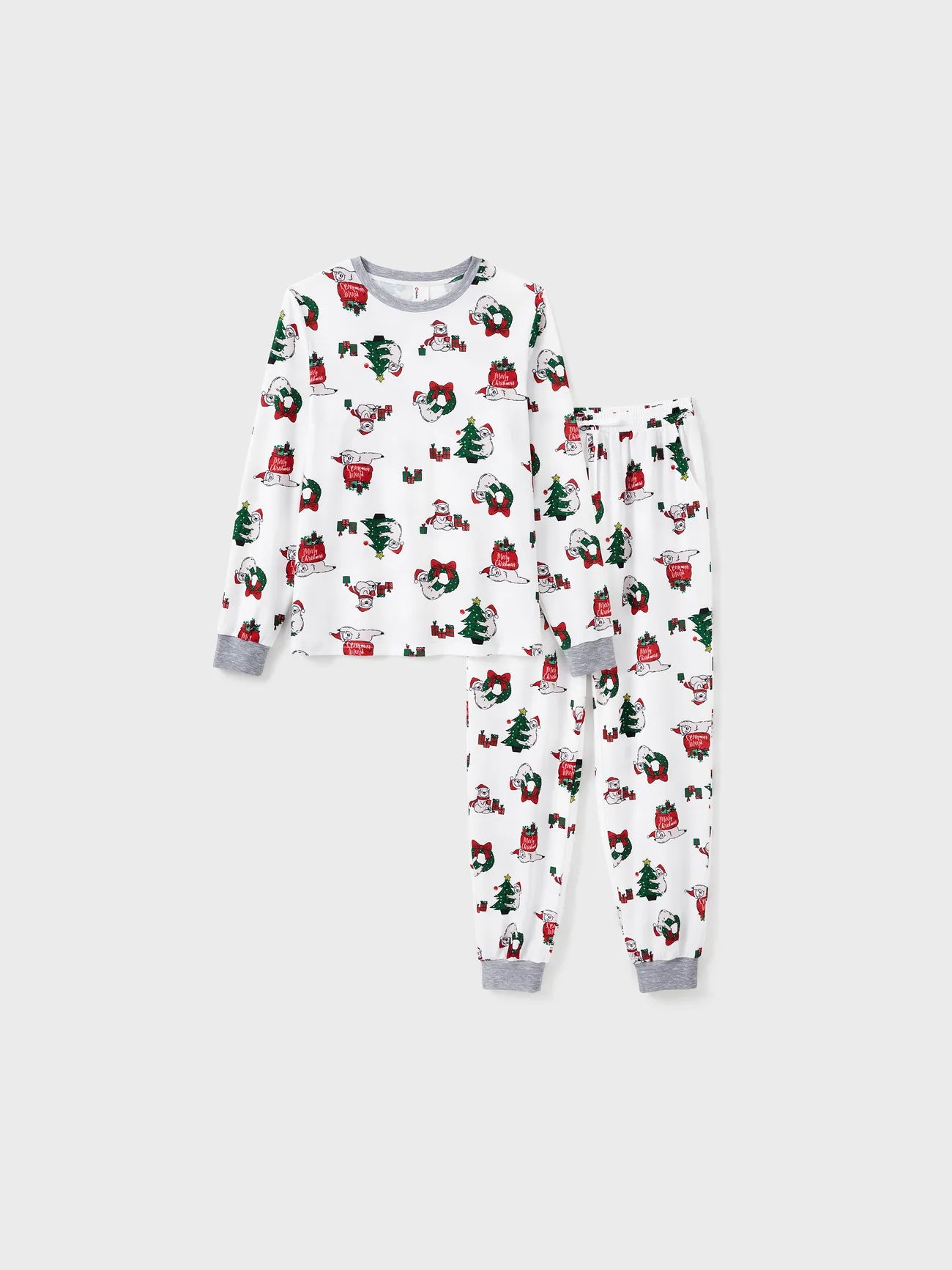 Sloths Pattern Long Sleeves Family Matching Pajama Set-Original Pajamas