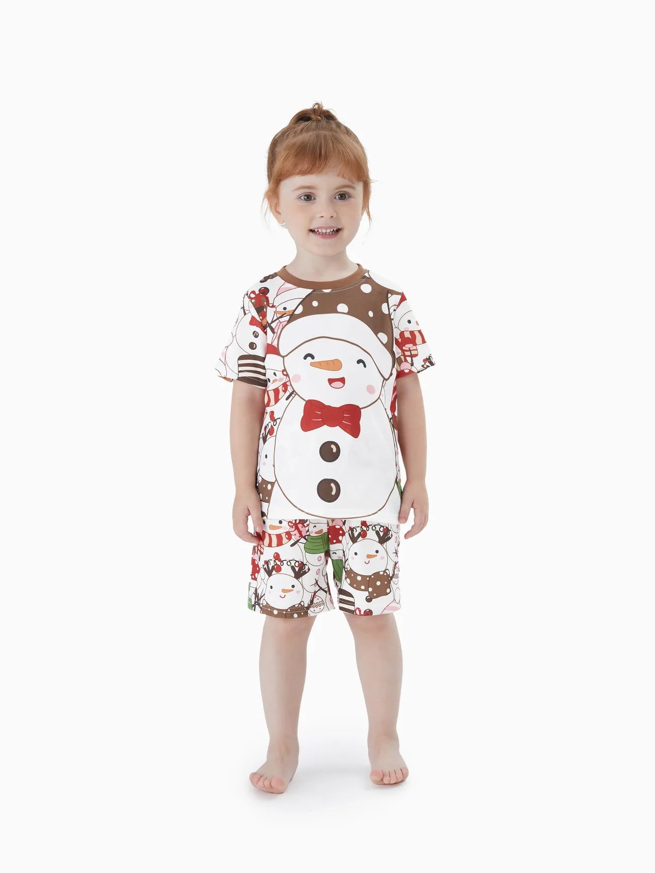 Snowman Printed Family Matching Pajama Set-Original Pajamas