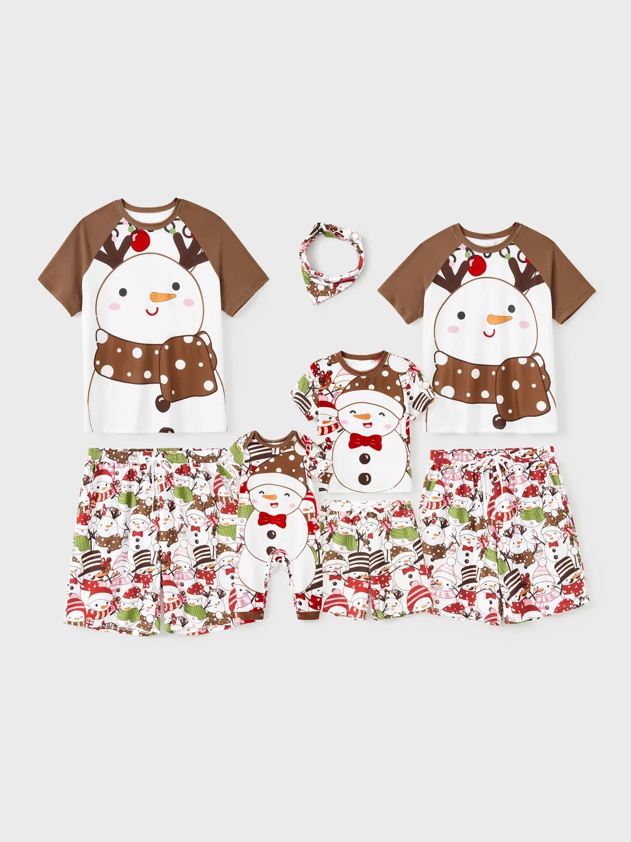 Snowman Printed Family Matching Pajama Set-Original Pajamas