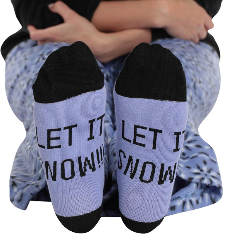 Printed Pajama Set With Matching Socks-Original Pajamas