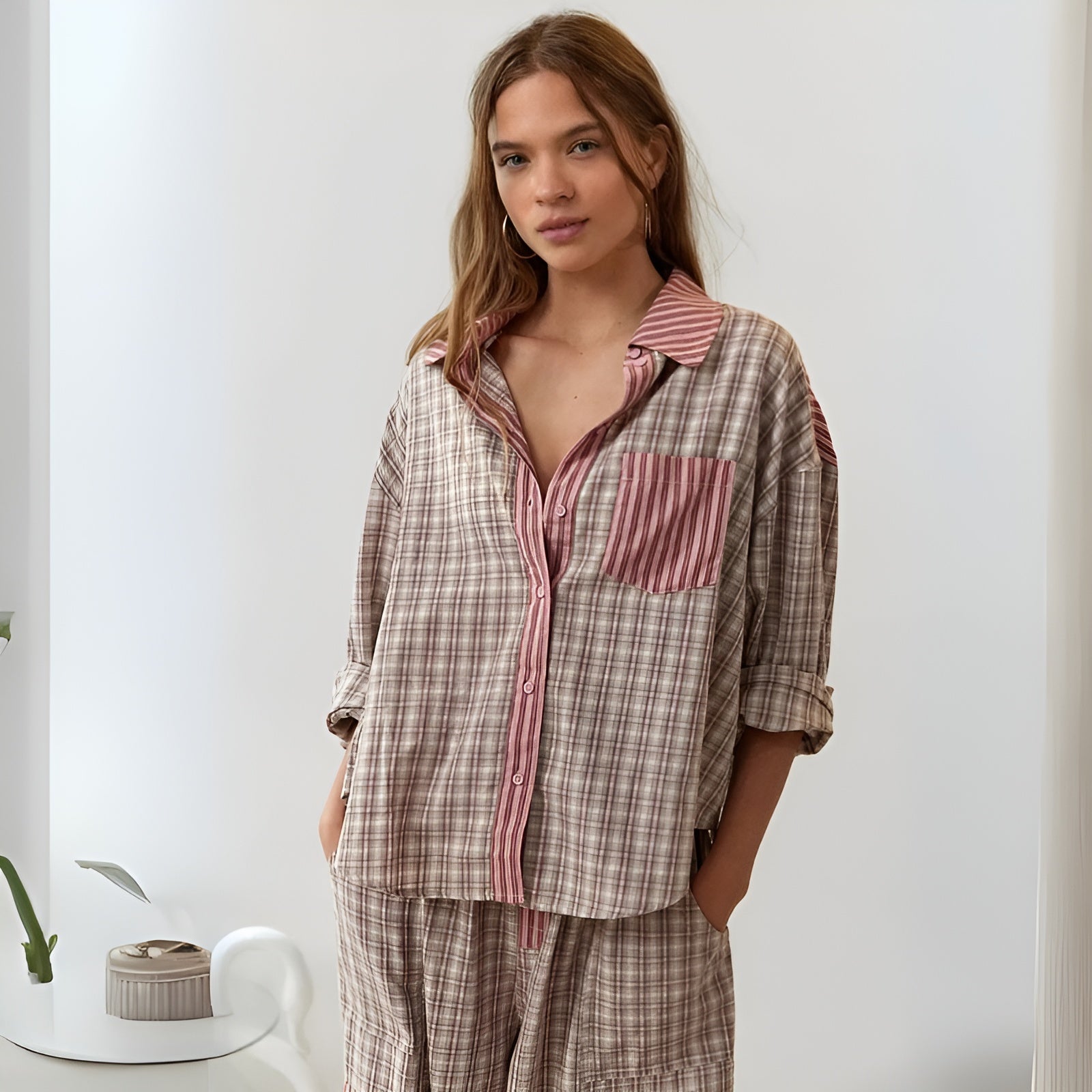 Soft Lounge Pajama Set For Comfort-Original Pajamas