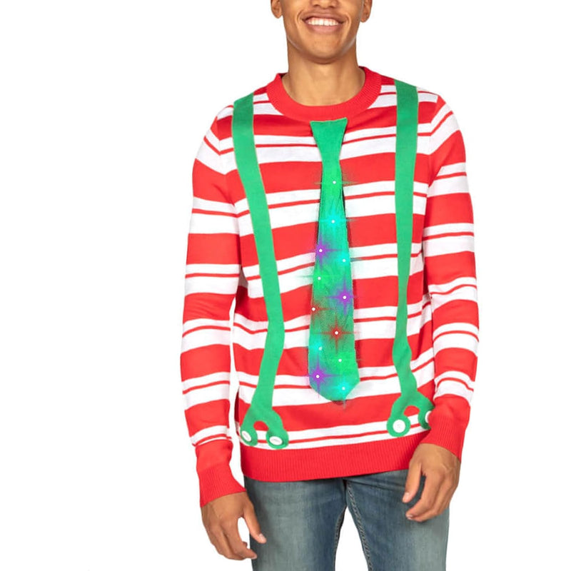 Illuminated Festive Holiday Sweater-Original Pajamas