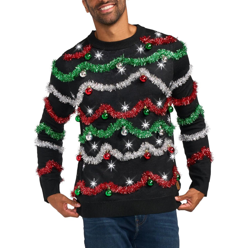 Illuminated Festive Holiday Sweater-Original Pajamas