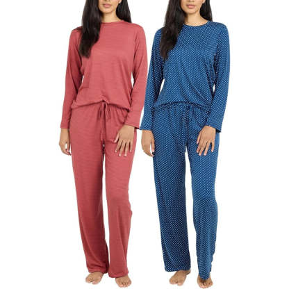 2 Pack Pajama And Long Sleeve Tshirt Set-Original Pajamas