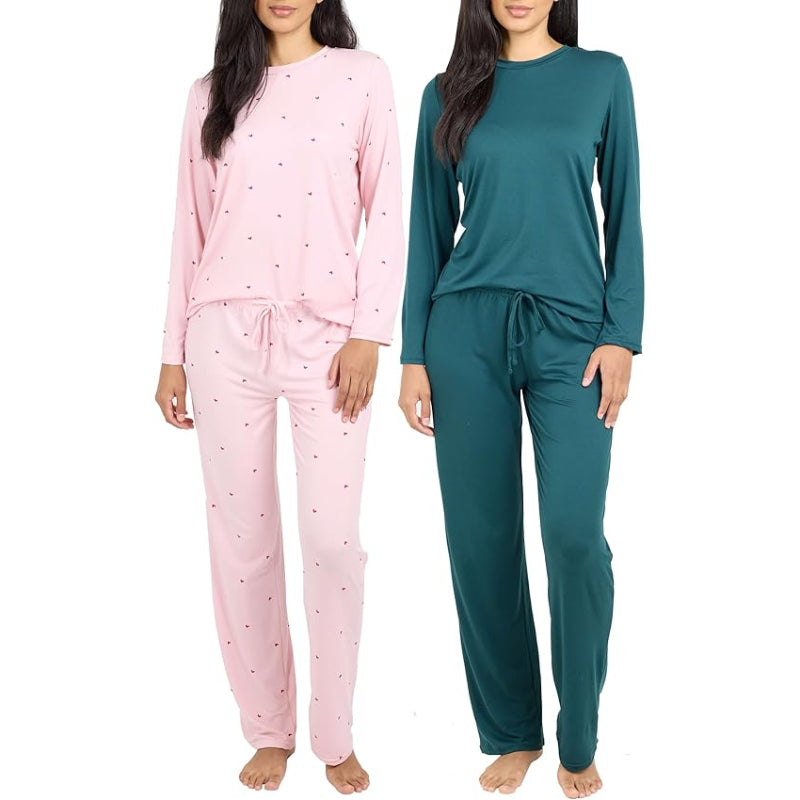 2 Pack Pajama And Long Sleeve Tshirt Set-Original Pajamas