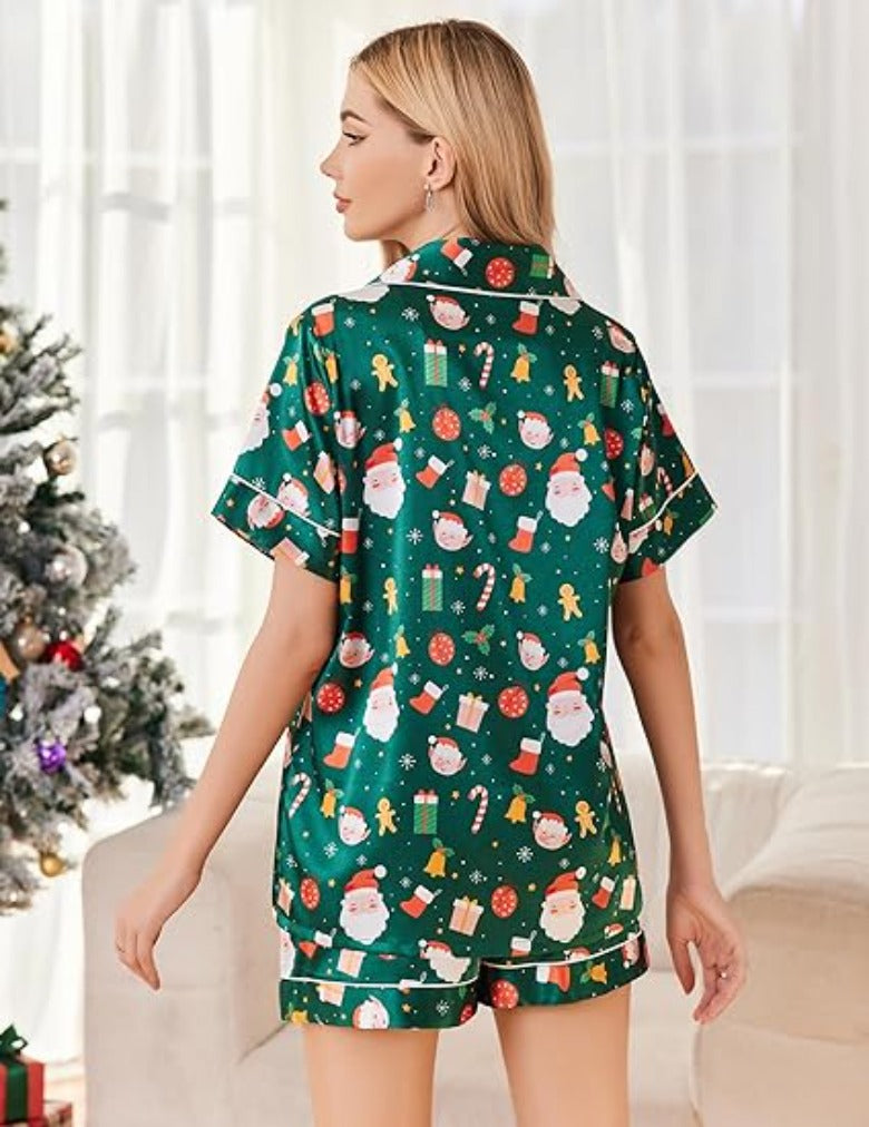 Two Piece Christmas Themed Loungewear Set-Original Pajamas