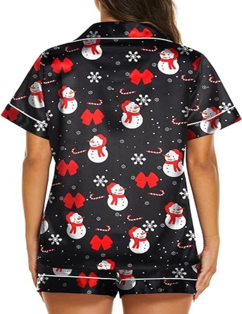 Two Piece Christmas Themed Loungewear Set-Original Pajamas