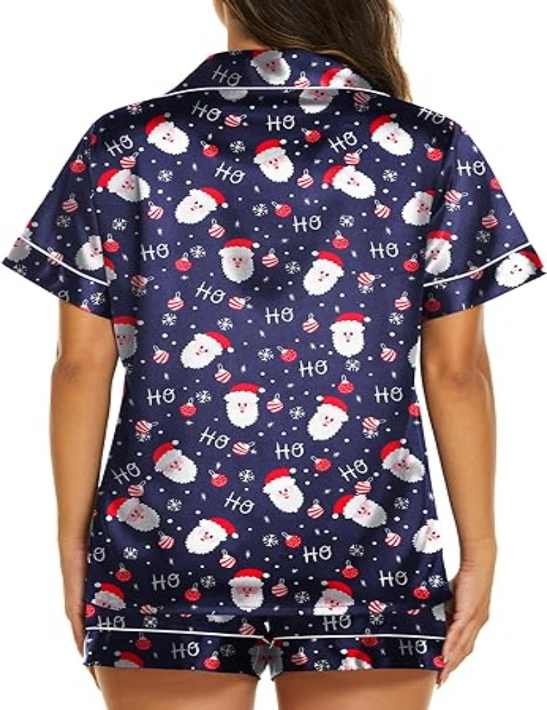 Two Piece Christmas Themed Loungewear Set-Original Pajamas