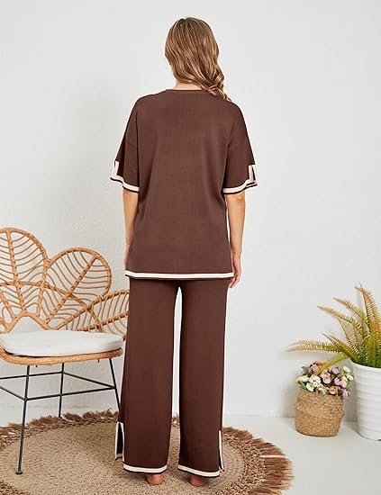Two Piece Pullover Tops And Pants Set-Original Pajamas