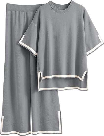 Two Piece Pullover Tops And Pants Set-Original Pajamas