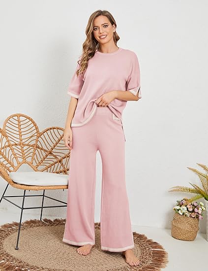 Two Piece Pullover Tops And Pants Set-Original Pajamas