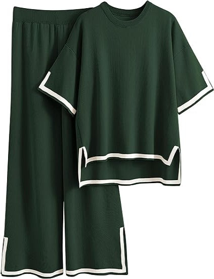 Two Piece Pullover Tops And Pants Set-Original Pajamas