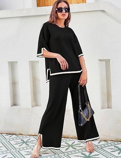 Two Piece Pullover Tops And Pants Set-Original Pajamas