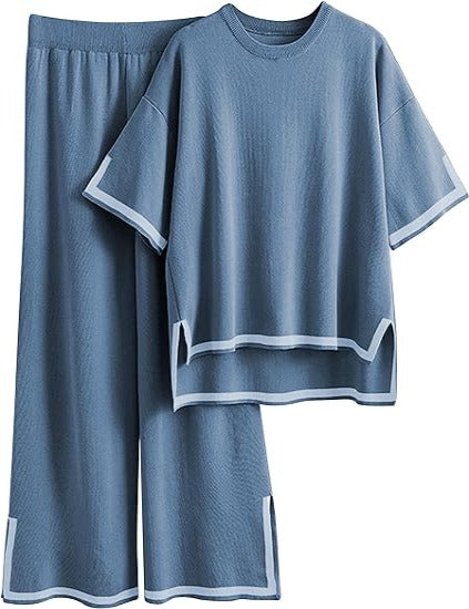 Two Piece Pullover Tops And Pants Set-Original Pajamas