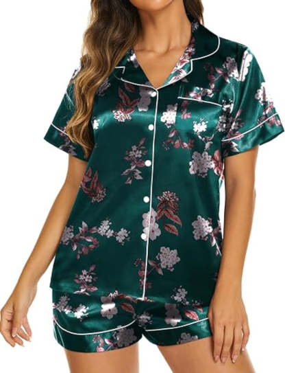 Two Piece Short Sleeve Loungewear Set-Original Pajamas