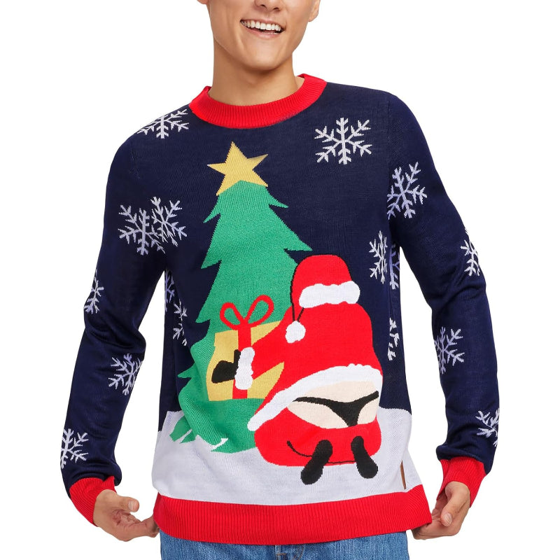 Playful Christmas Holiday Pullover Sweater-Original Pajamas