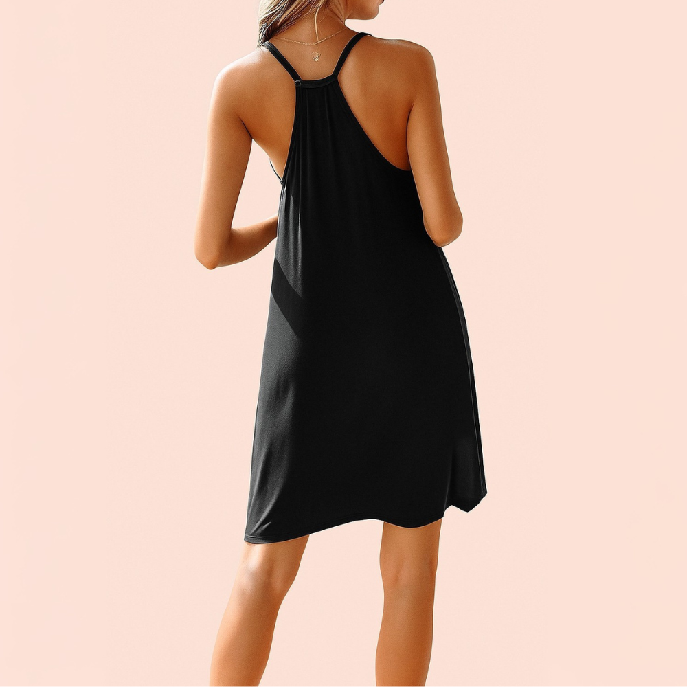 Women Summer Nightgown With Adjustable Straps