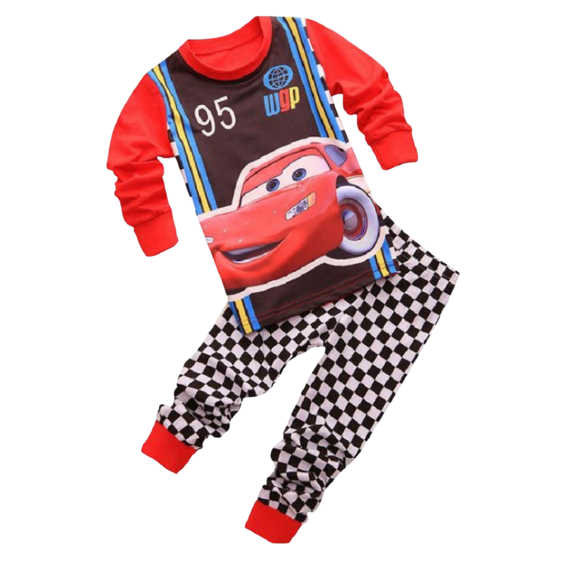Cars Pajama Set For Kids