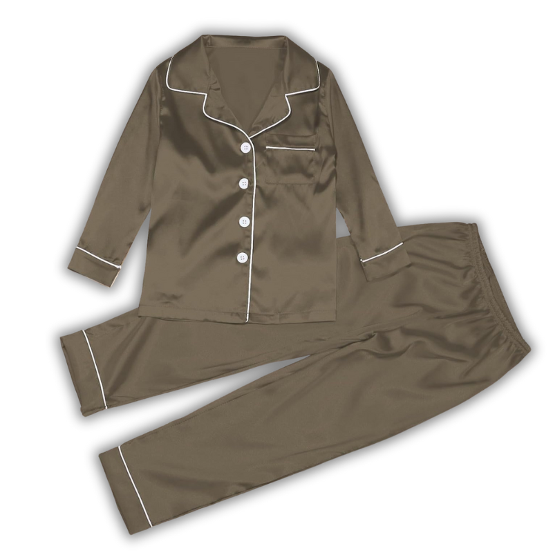 Button Up Matching Family Nightwear Set
