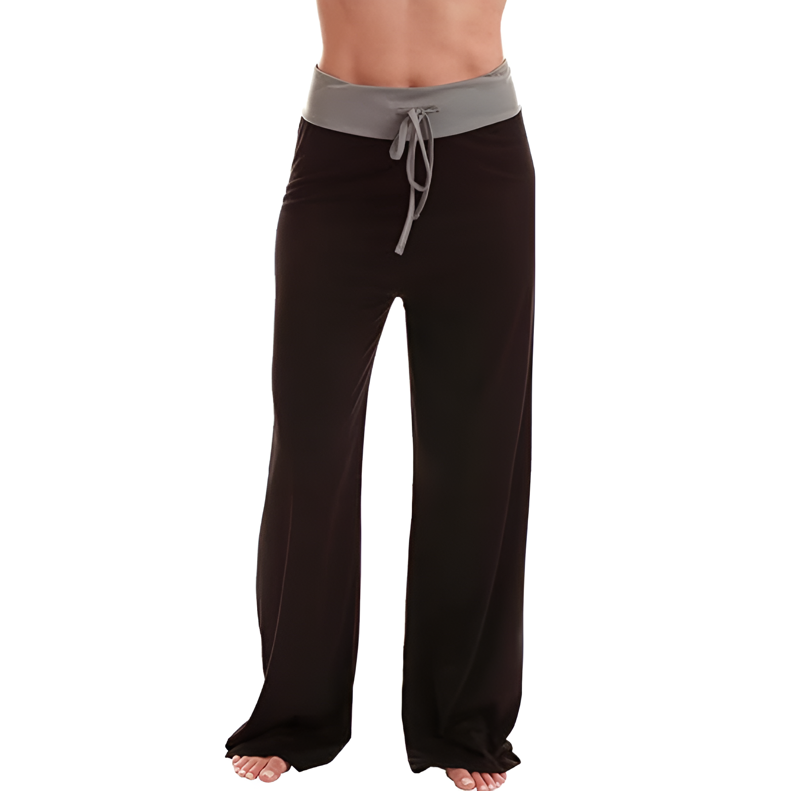 Wide Lounge Pajama Pants With Drawstring