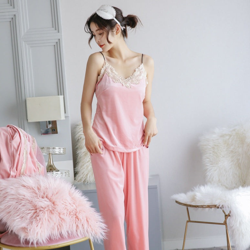 The Long Laced 3 Piece Best Comfy Pajamas-Original Pajamas