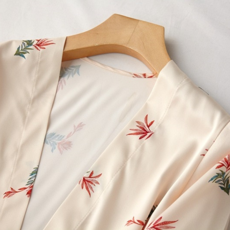 The Spaghetti Strap 3 Piece Pajama Set With Robe-Original Pajamas