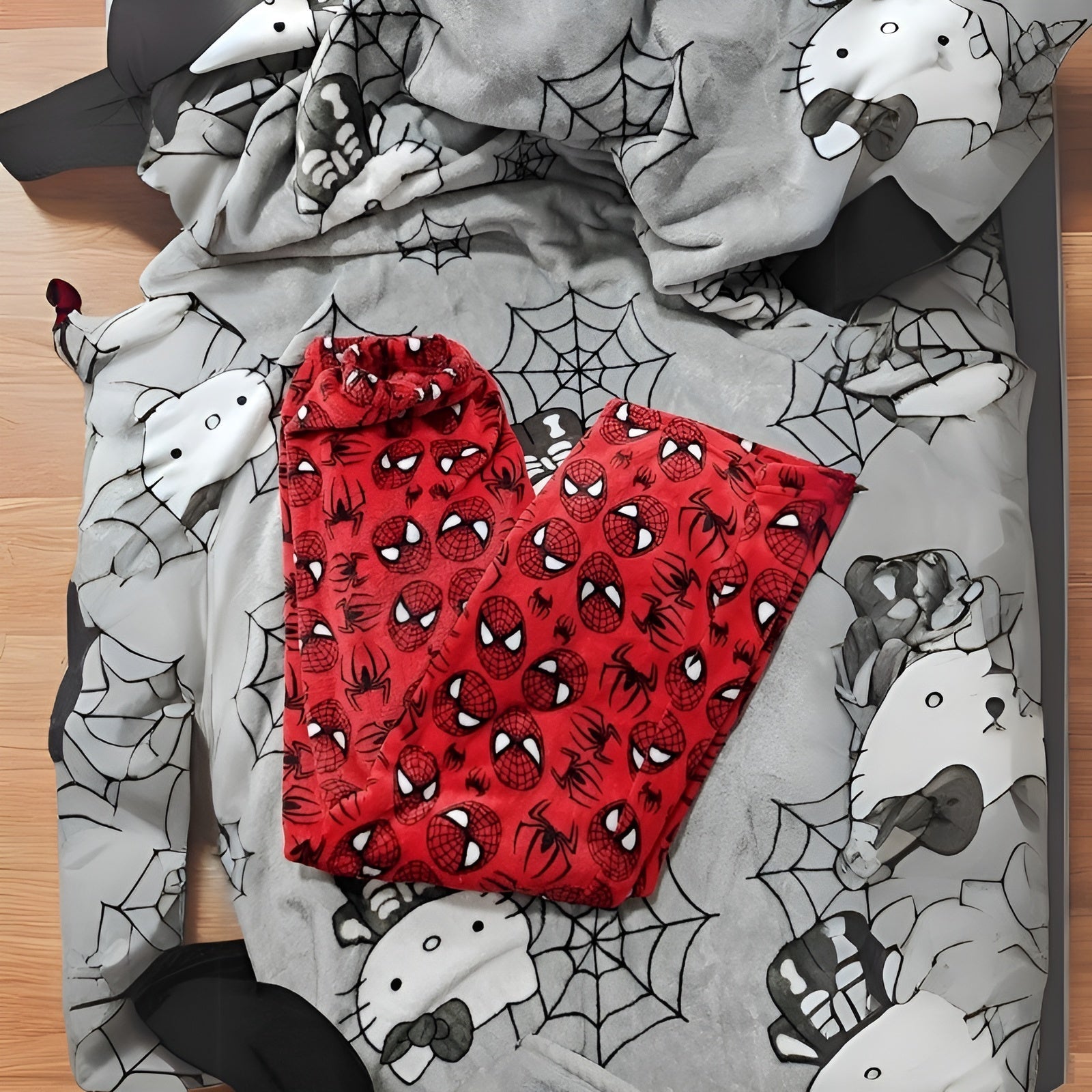 Velvet Lounge Pajama Pants With Stretchable Waistband-Original Pajamas