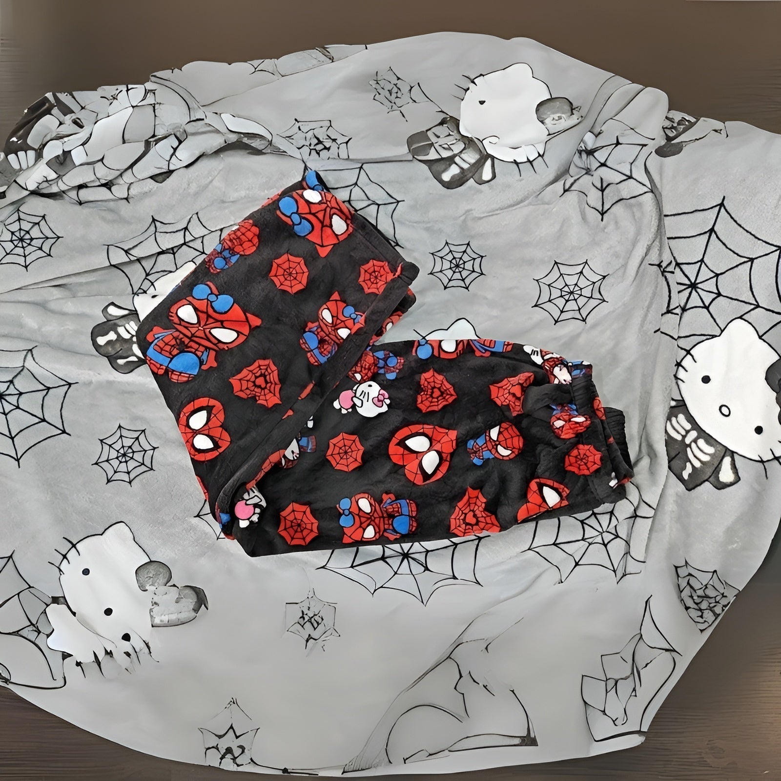 Velvet Lounge Pajama Pants With Stretchable Waistband-Original Pajamas