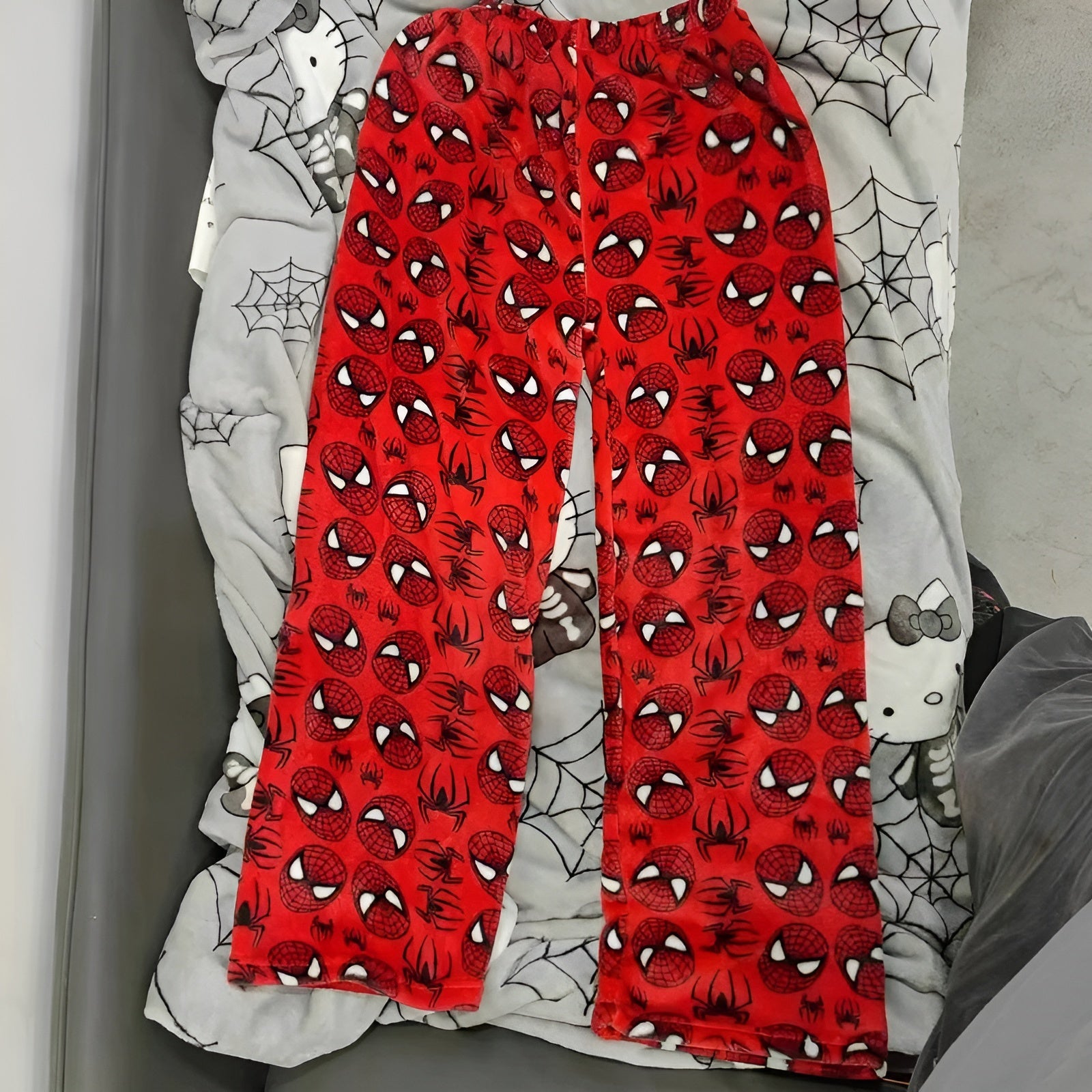 Velvet Lounge Pajama Pants With Stretchable Waistband-Original Pajamas