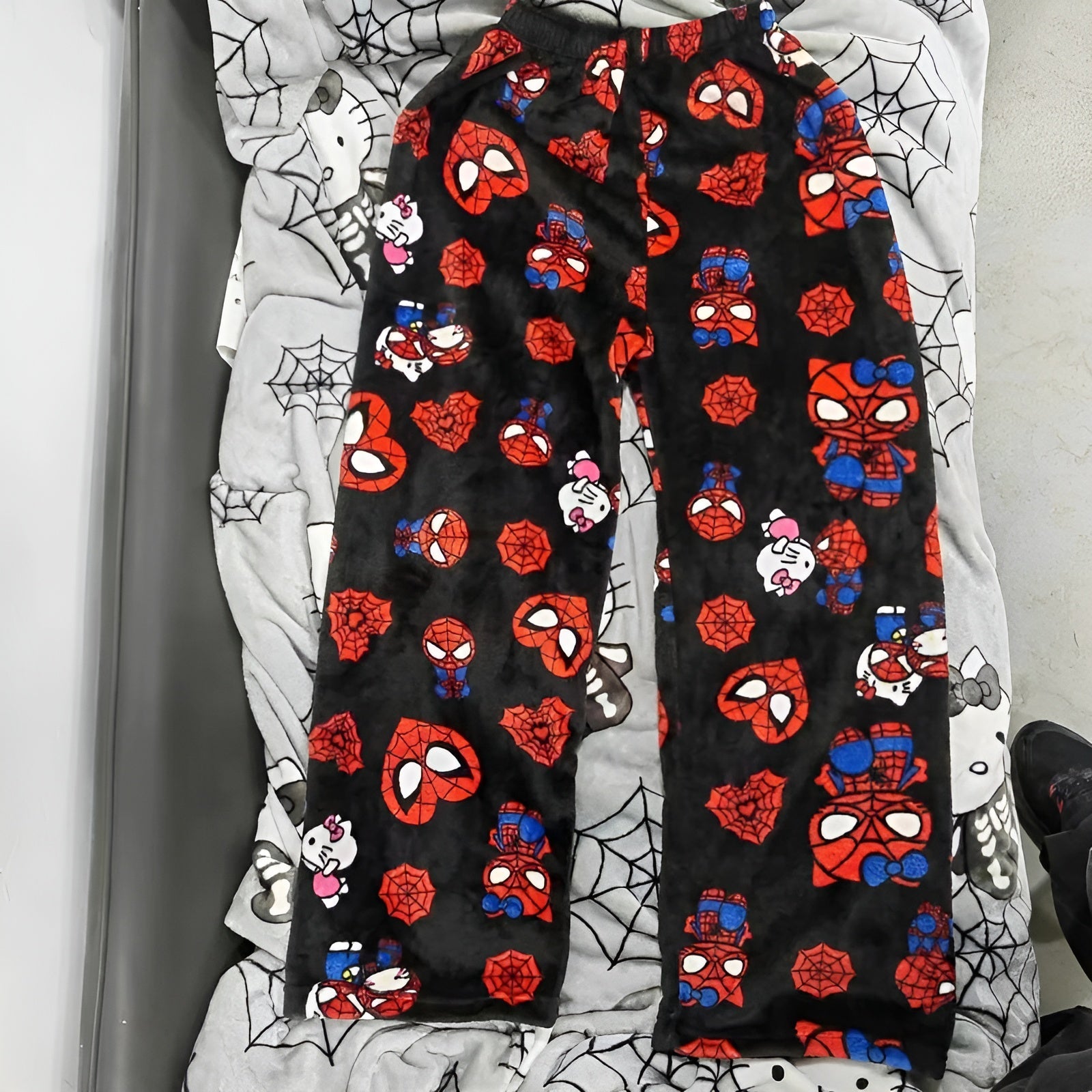 Velvet Lounge Pajama Pants With Stretchable Waistband-Original Pajamas