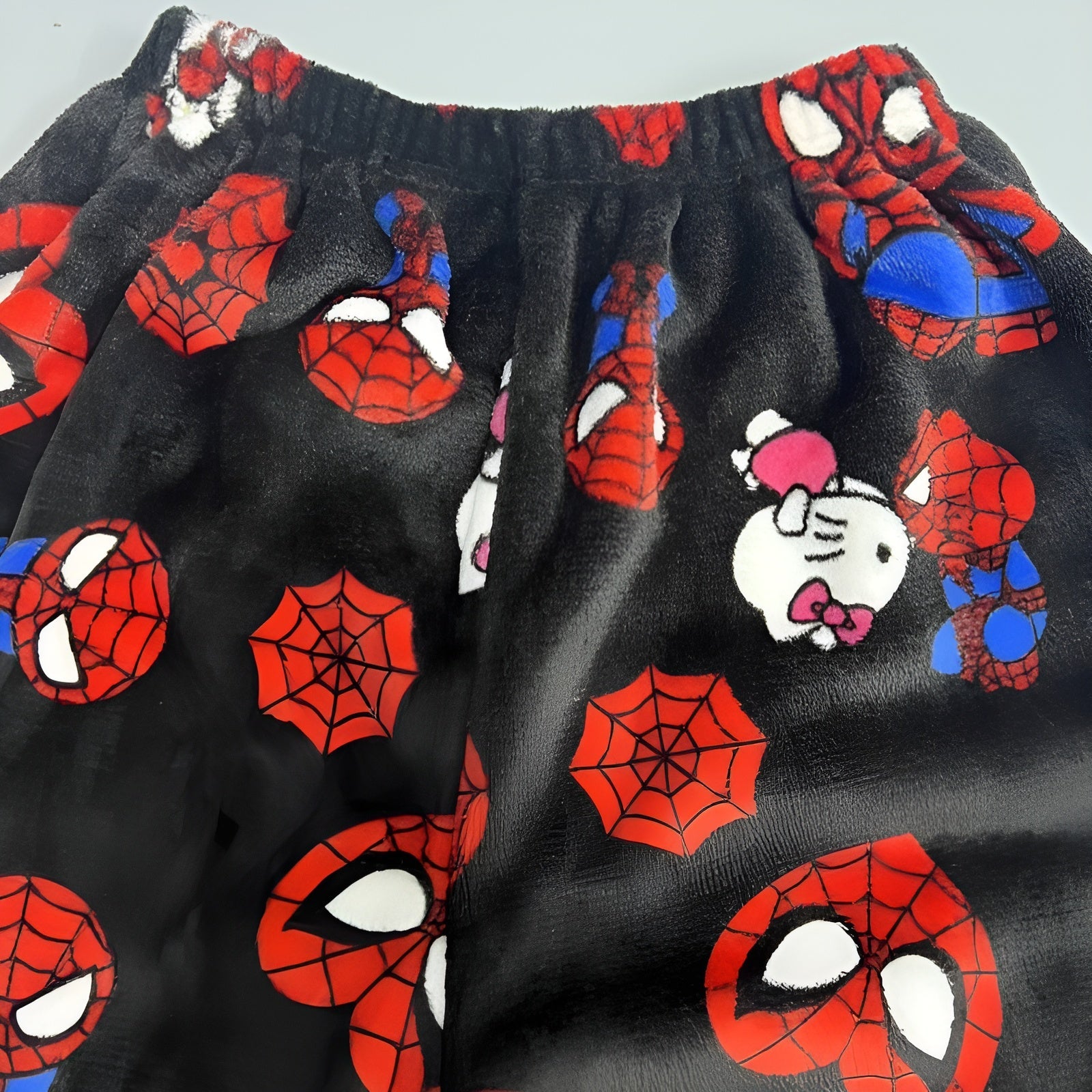 Velvet Lounge Pajama Pants With Stretchable Waistband-Original Pajamas