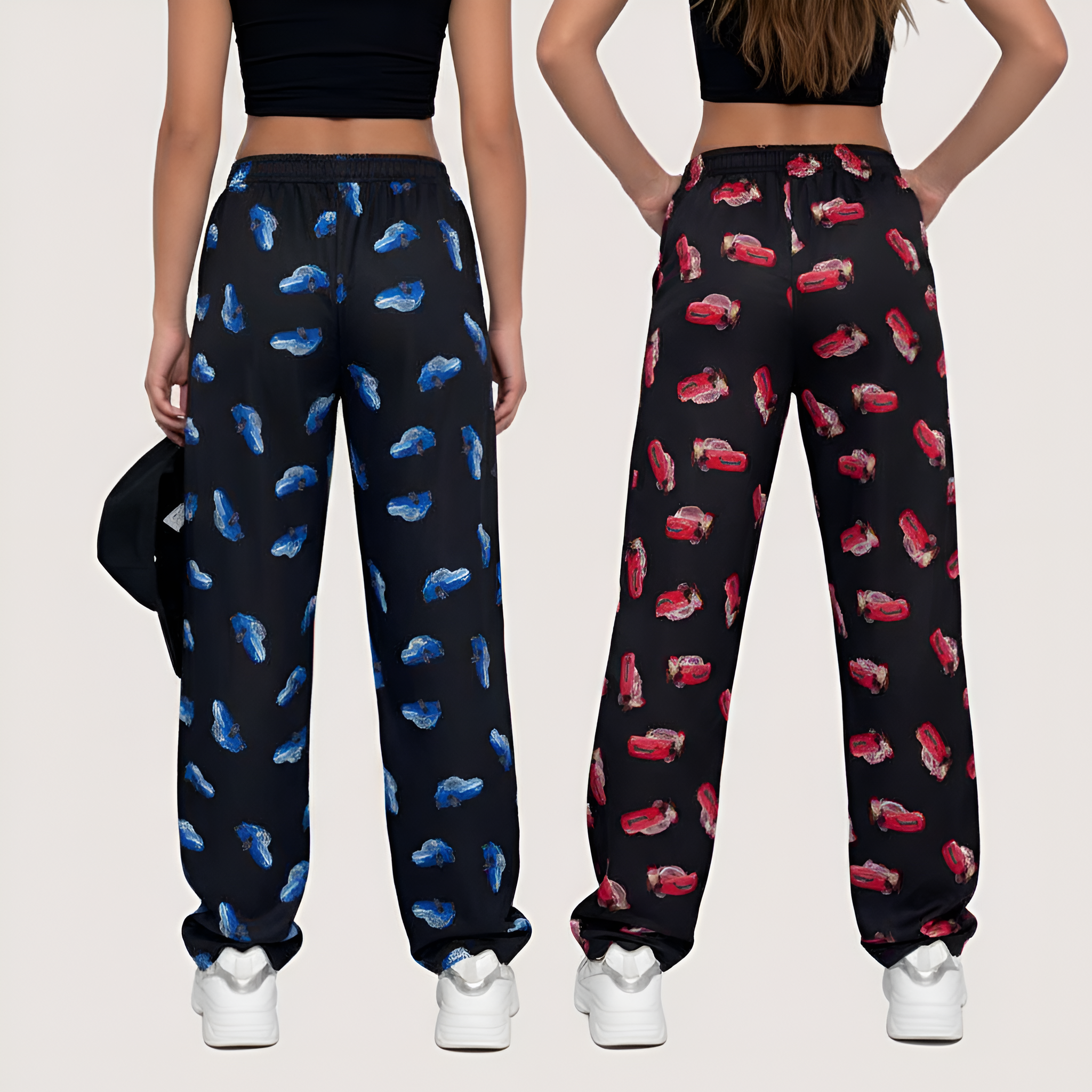 Matching Car Print Pajama Set