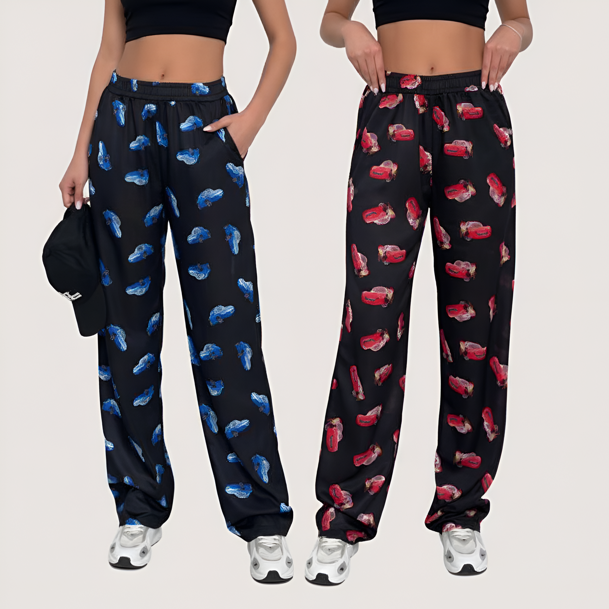 Matching Car Print Pajama Set