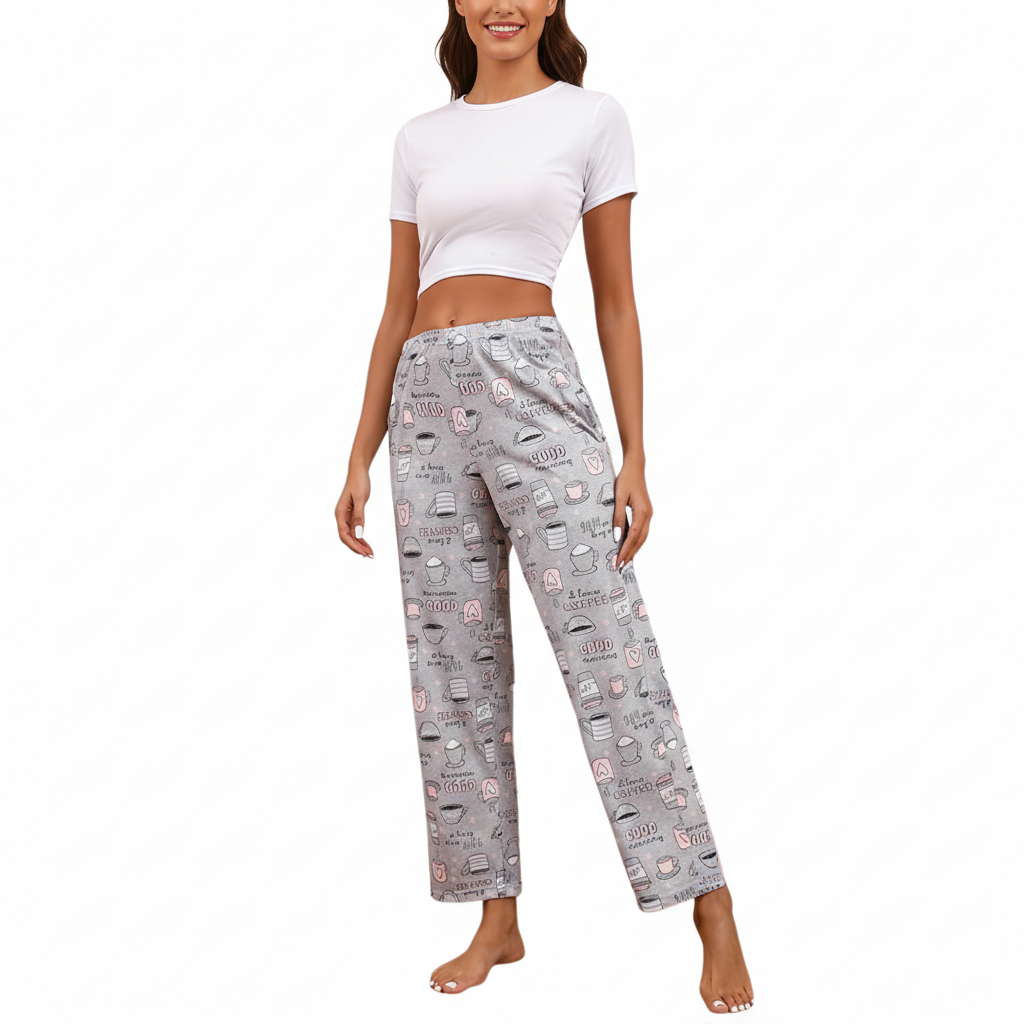 Pack Of Three Printed Pajama Pants