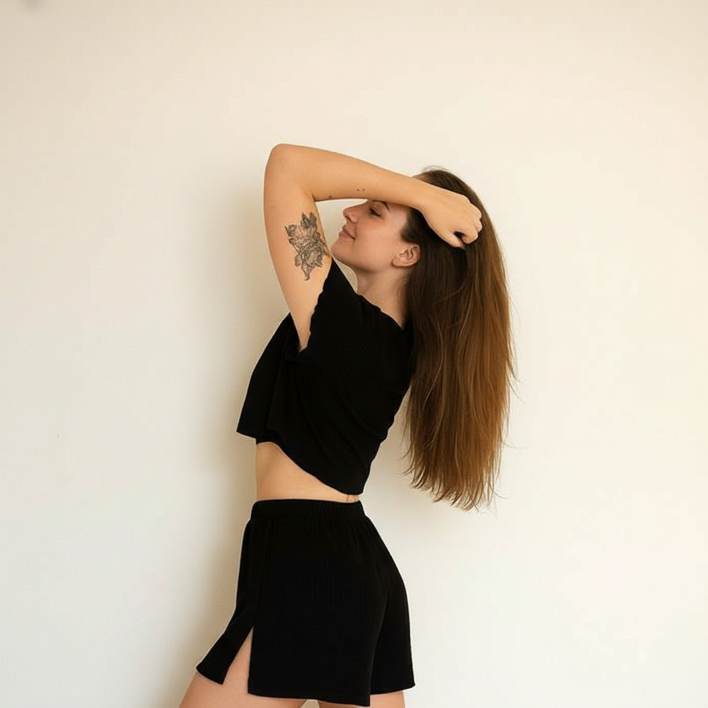 Two Piece Comfy Split Short Set