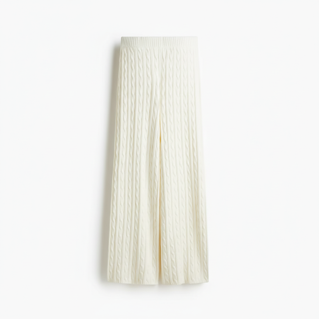 Cable Knit Lounge Pants For Women
