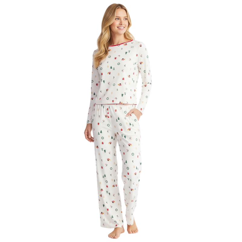 Soft Long Sleeve Flannel Shirt For Sleepwear