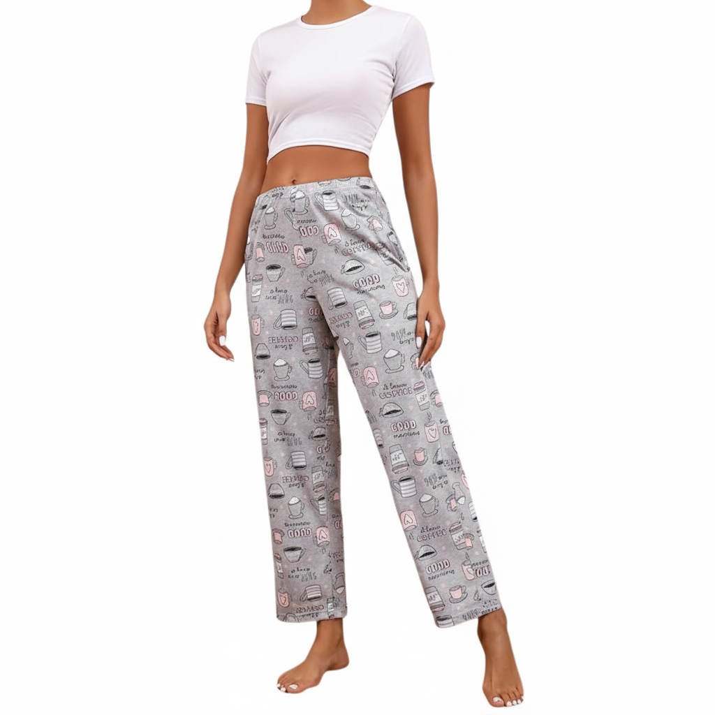 Pack Of Three Printed Pajama Pants
