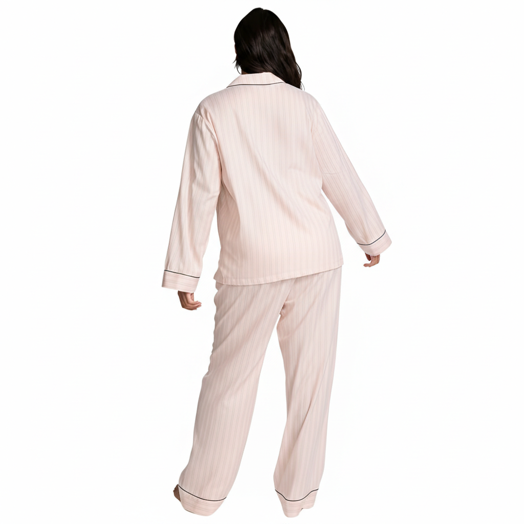 Long Sleeve Button Down Sleepwear Pajama Set