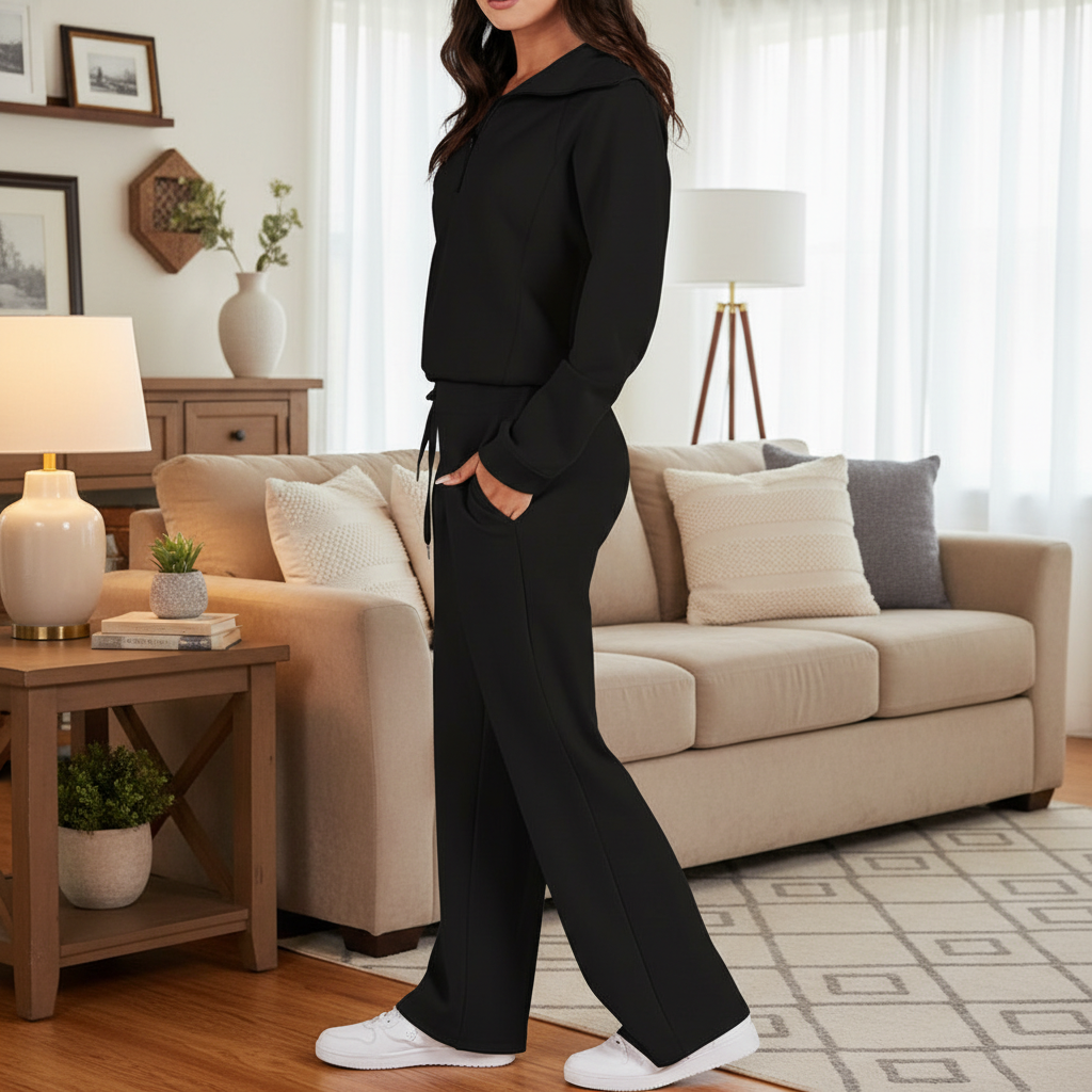 Two-Piece Women'S Cozy Sweatshirt Set