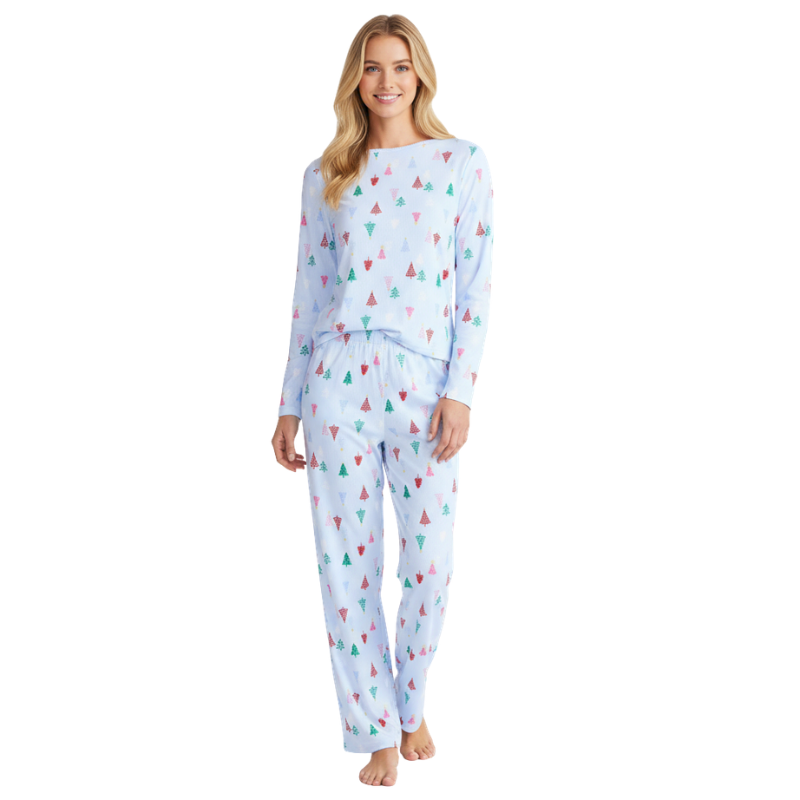 Soft Long Sleeve Flannel Shirt For Sleepwear