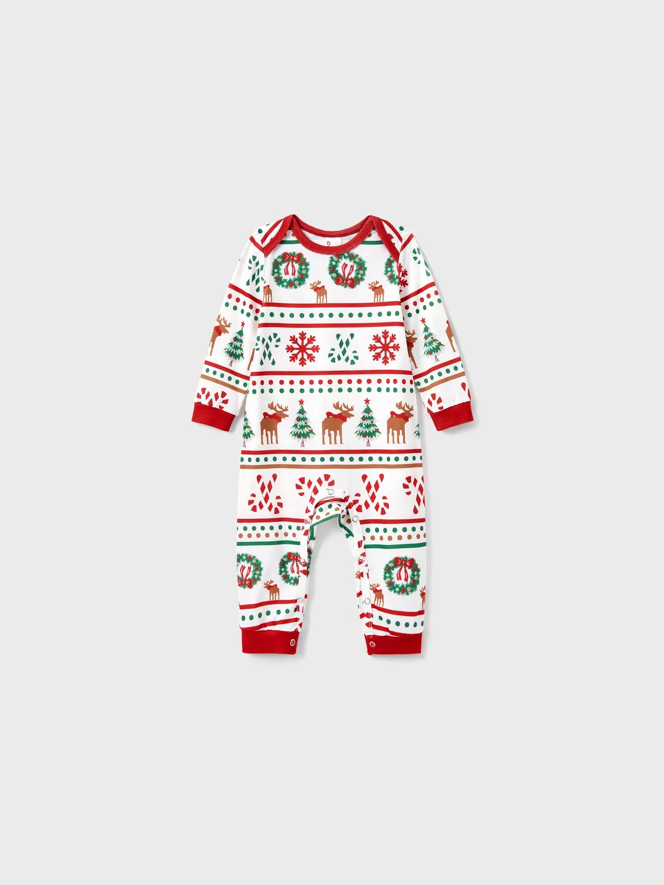 Xmas Tree Pattern Family Matching Pajama Set-Original Pajamas
