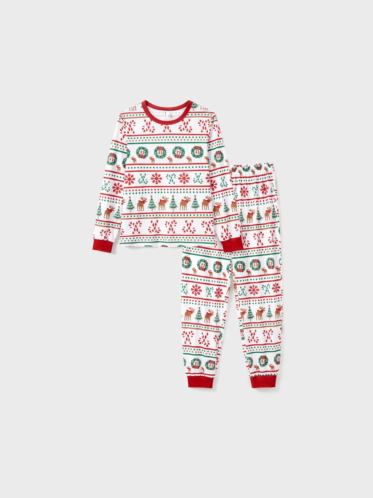 Xmas Tree Pattern Family Matching Pajama Set-Original Pajamas