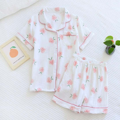 Women's Printed 2 Piece Pajama Set-Original Pajamas