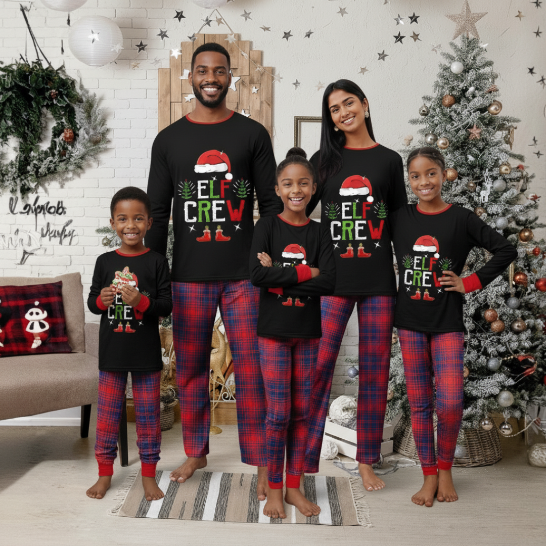 Matching Family Christmas Pajamas Holiday Family Christmas Pjs Set