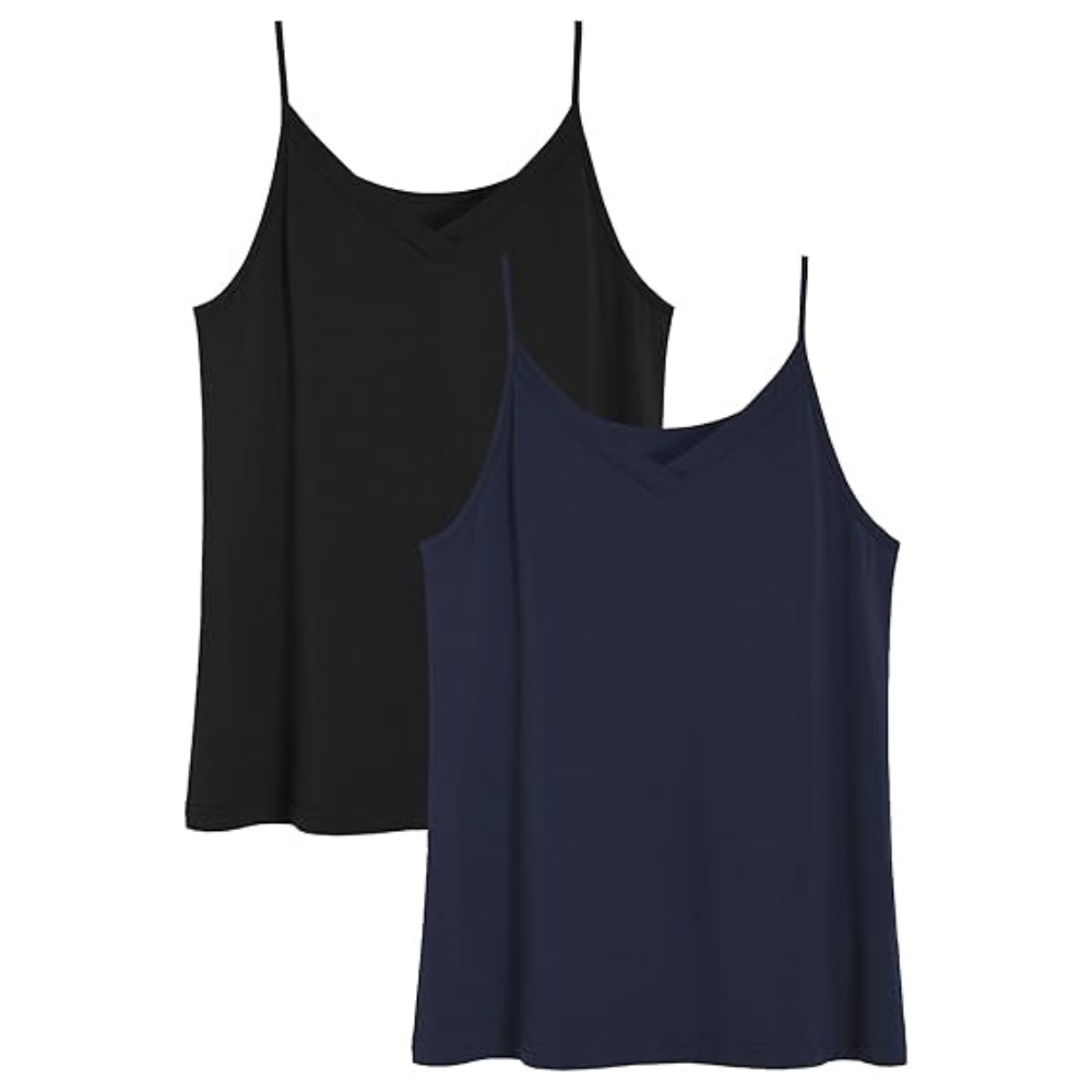 V Shaped Cami Pajamas Tank Tops
