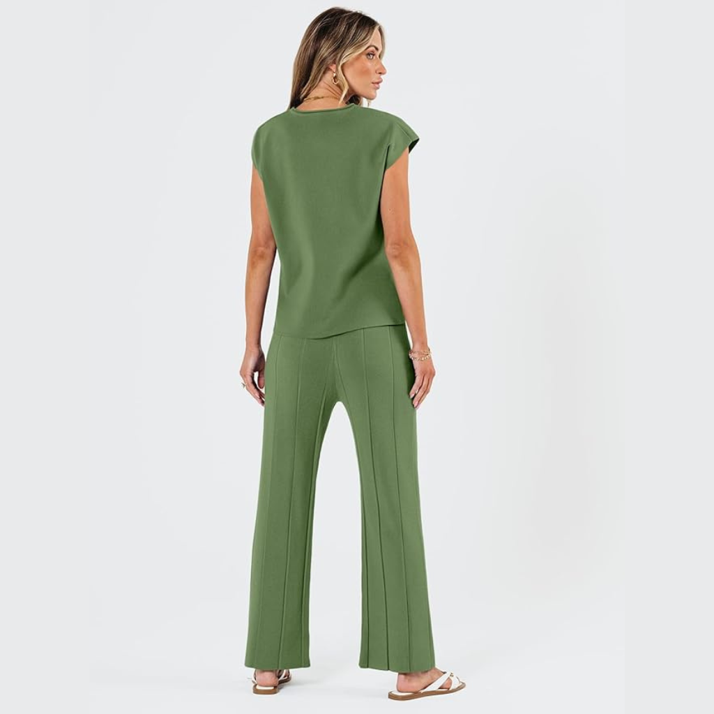 Matching 2 Piece Knit Sets For Women